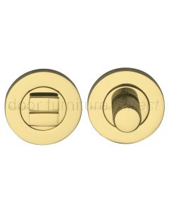 Bathroom Thumb Turn & Release in Gold Polished Brass - Handle King