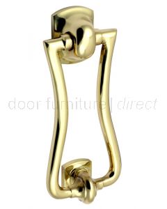 Solid brass door knocker