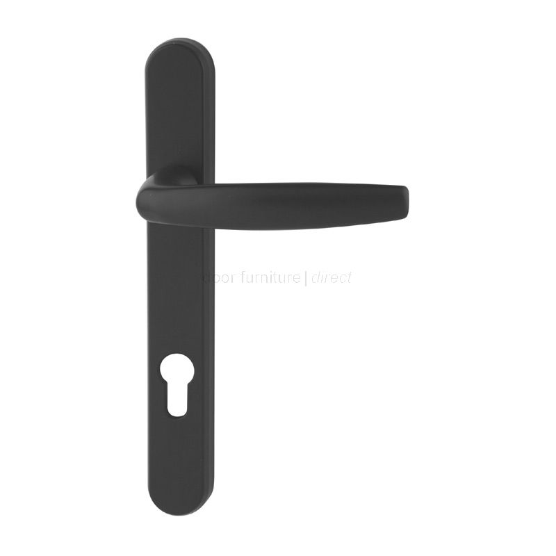 Hoppe Atlanta Black Door Handle 92mm Centres