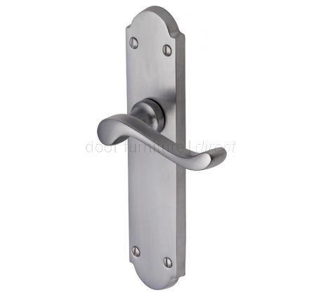 satin chrome door handles